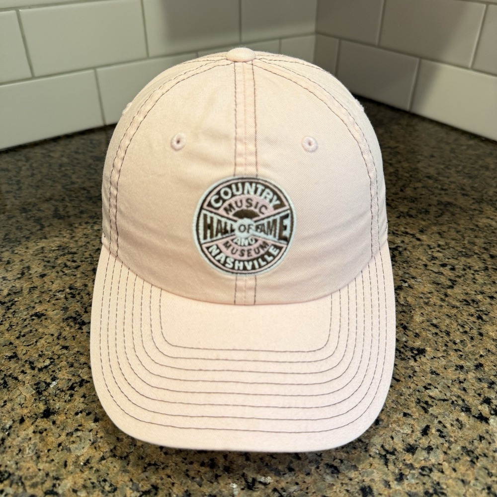 Nashville Music Hall of Fame American Needle Hat Cap Strap Back Pink